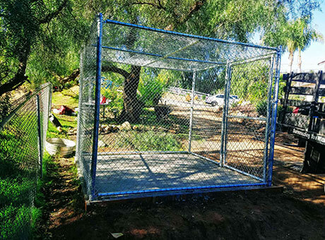 Chain link fence