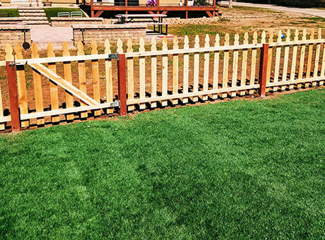 White picket fence