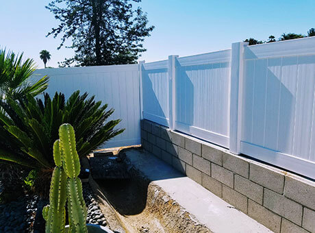 Vinyl fence